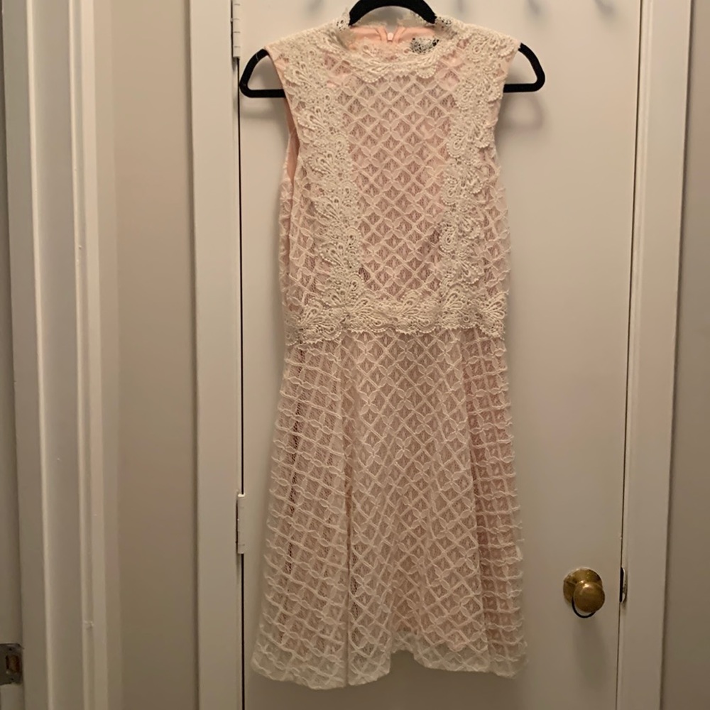 White rehearsal dinner dress